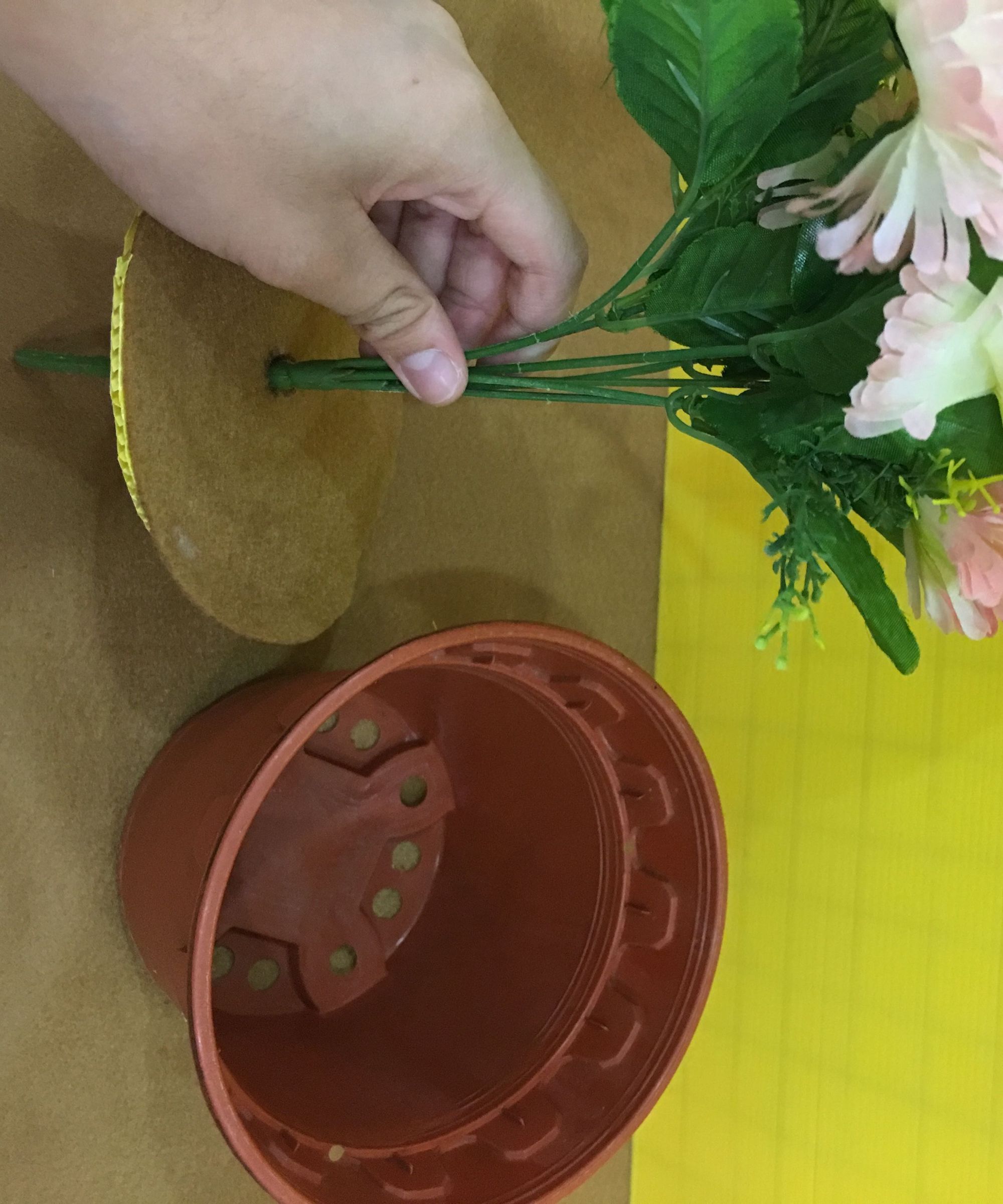 DIY Fake Flower Safe