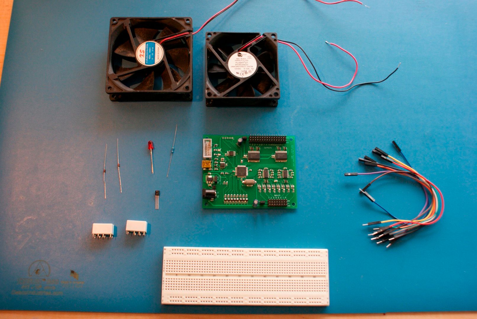 Temperature Controlled Fans 8 Steps Instructables