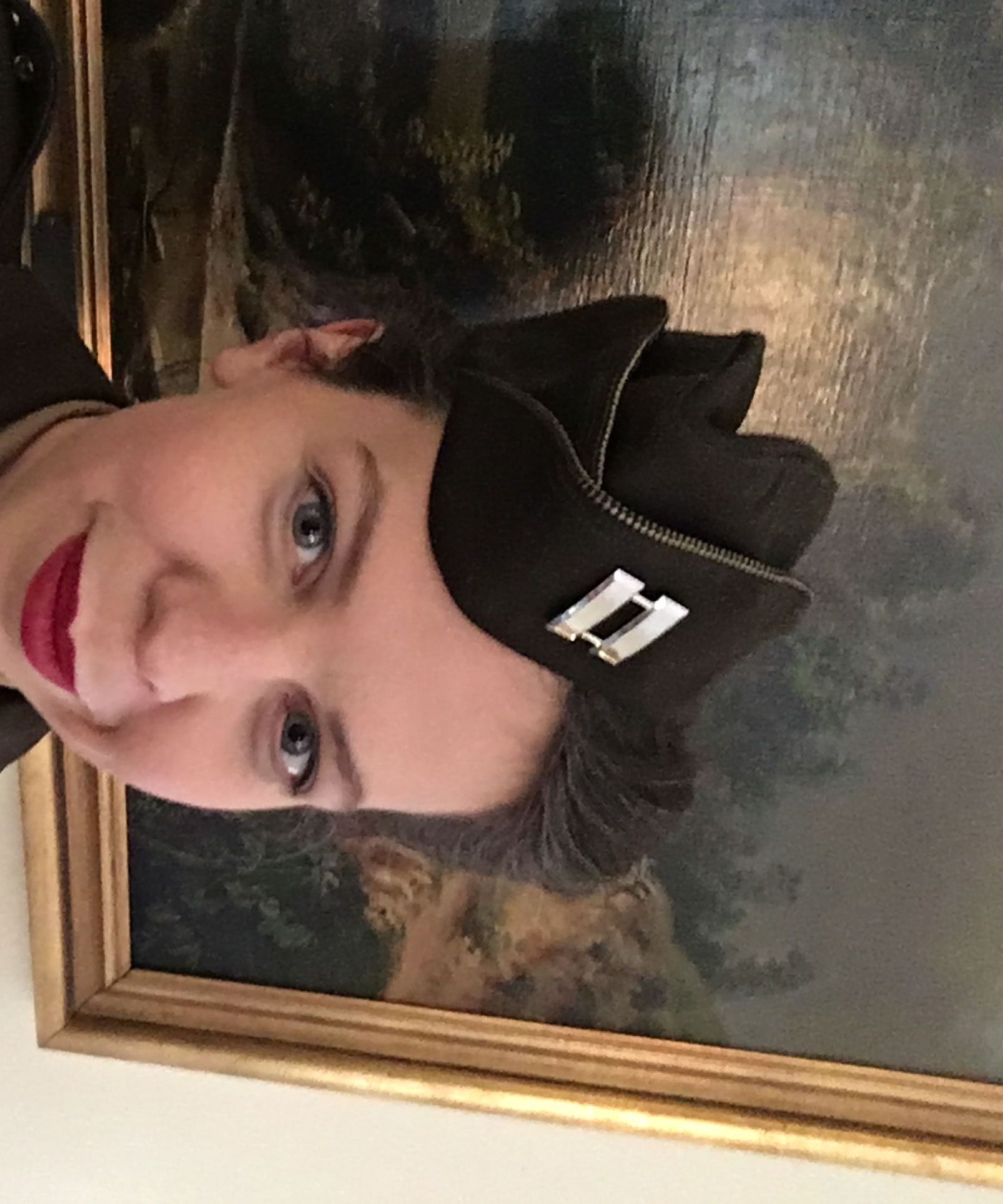 Easy WWII WAC Hairstyle