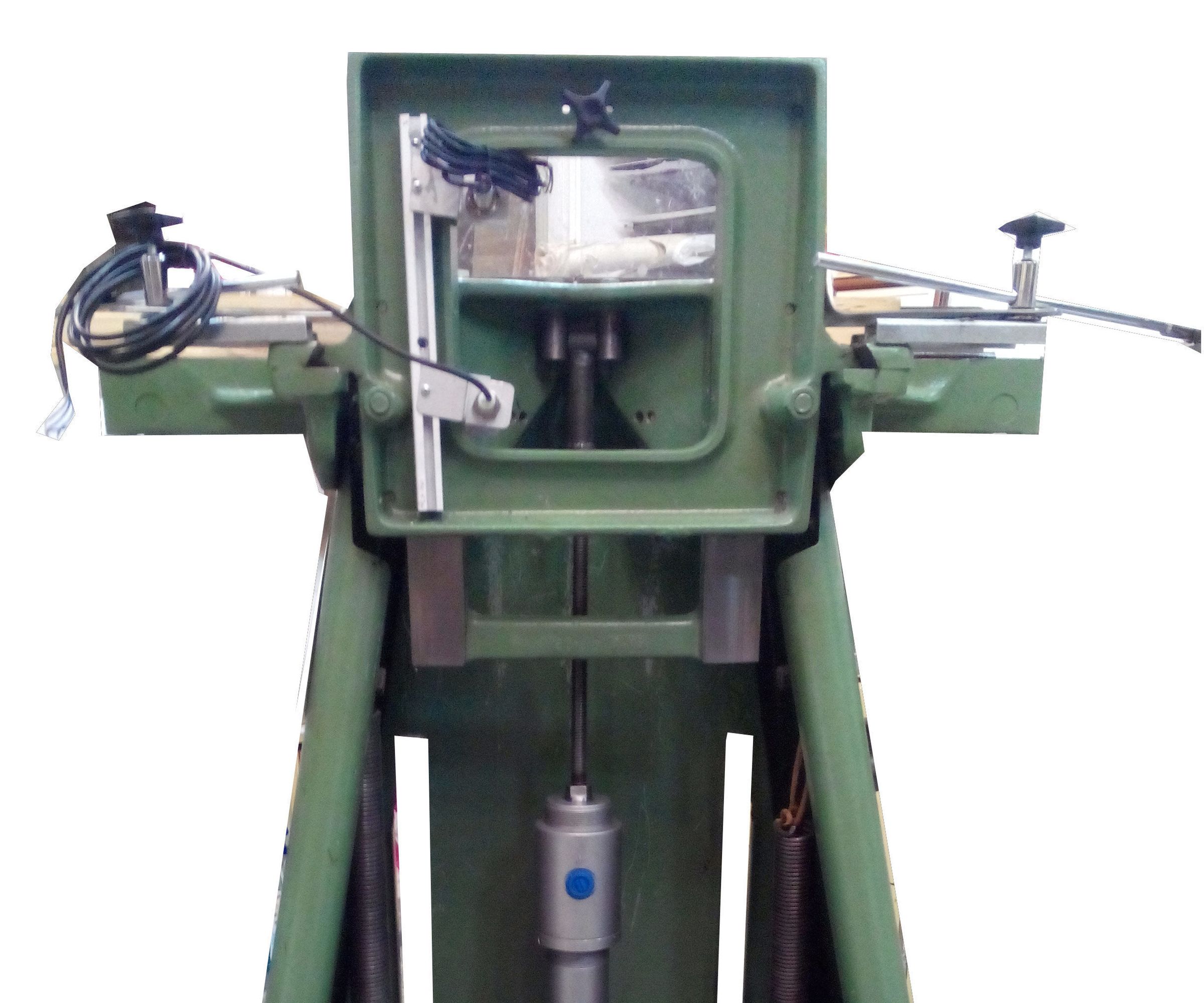 Hidrolik Ile Resim Çerçevesi Kesen Giyotin. Hydraulic Mitring Machine