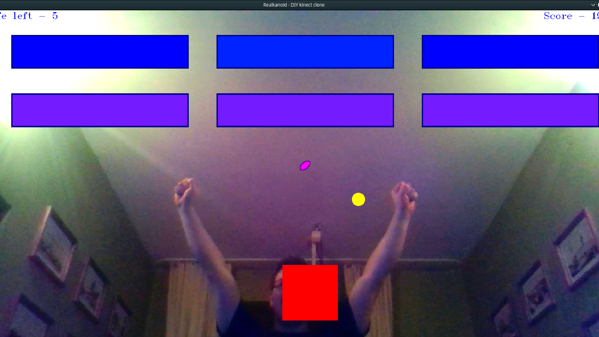 DIY Video Game Controlled by Head Movement (Augmented Reality) 4