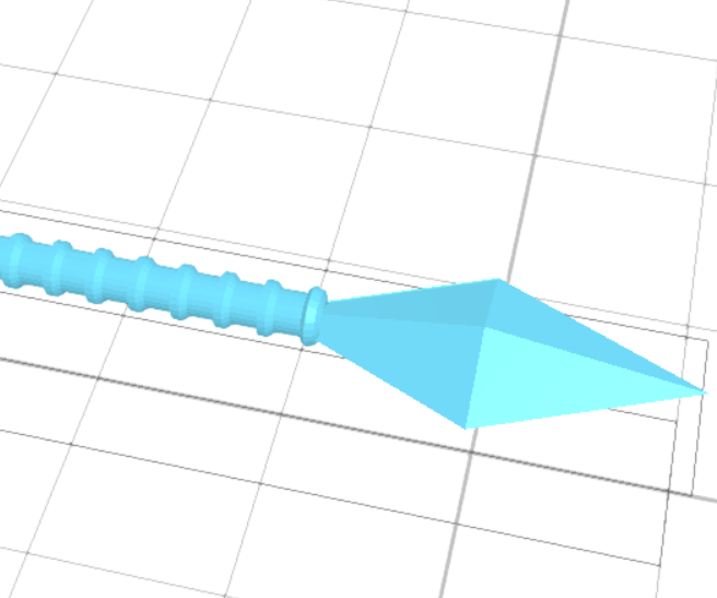 HOW TO CREATE a 3D KUNAI KNIFE USING 3D MODELLING SOFTWARE