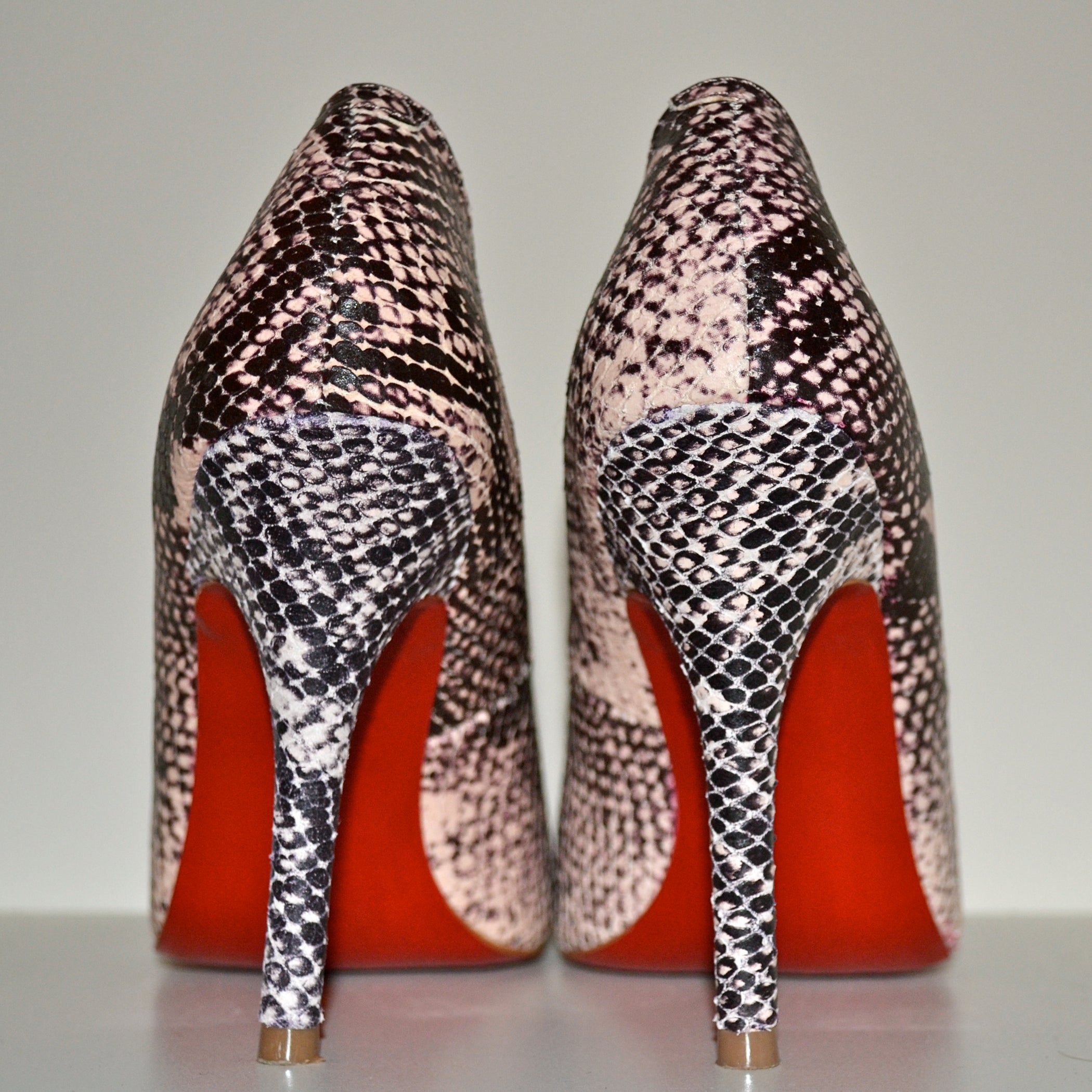 diy red bottom shoes