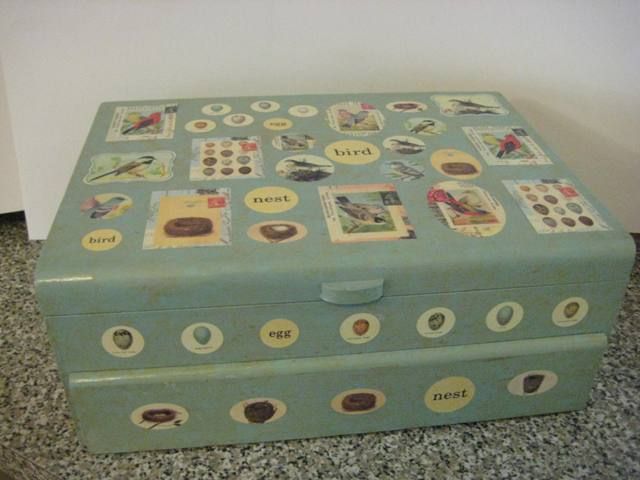 Decoupaged Treasure Box