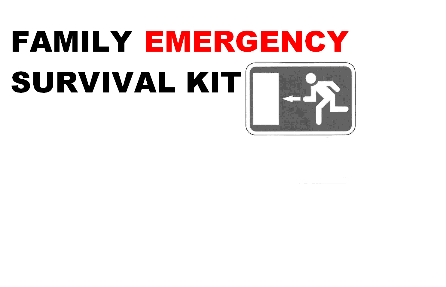 Family Survival Pack