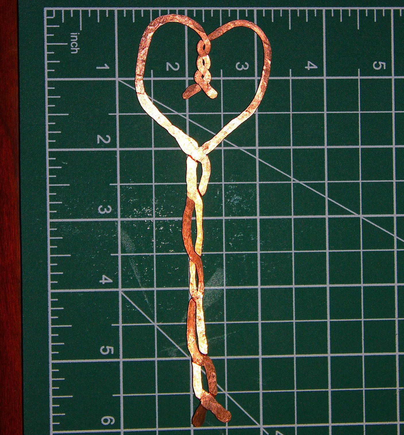 Hammered Copper Bookmarks - Easy