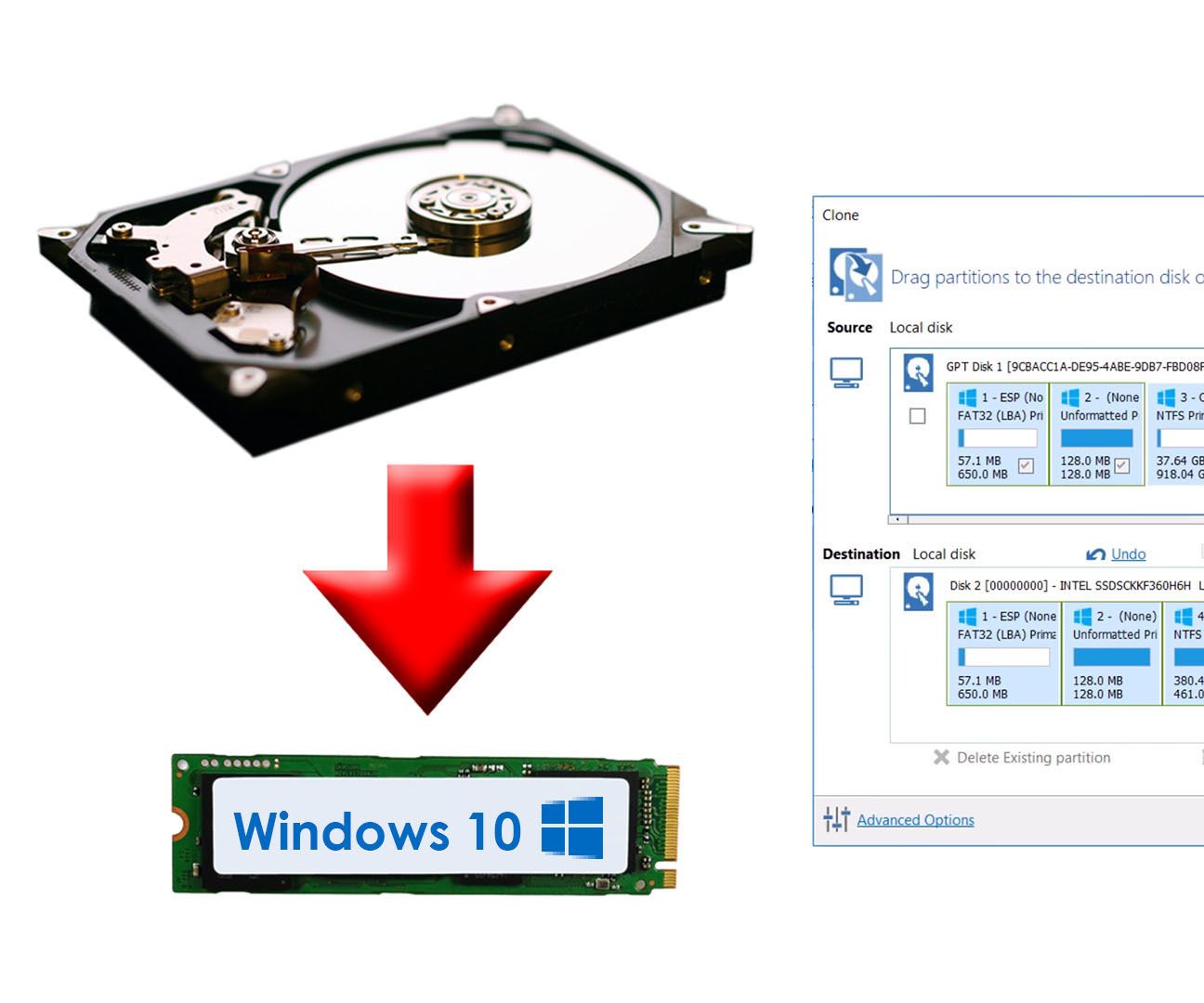 How to Clone Windows From a Hard Disk to an M.2 SSD (and Keep It Bootable)