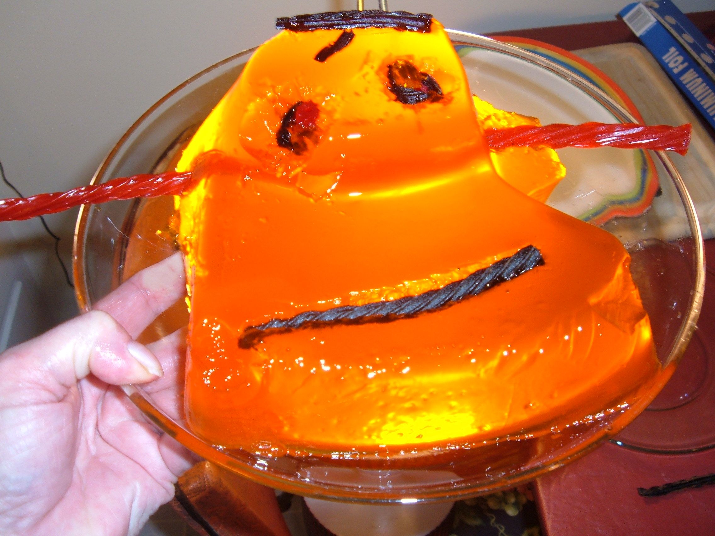 USING LED WITH FOOD ART