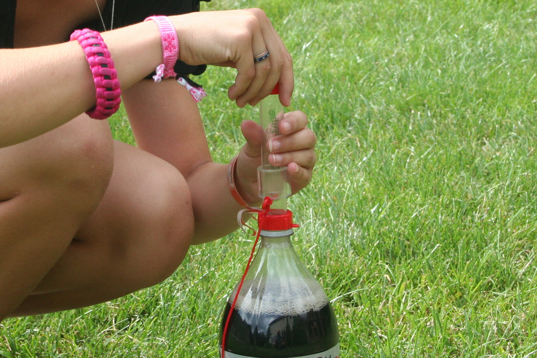 Mentos and Coke With "Geyser Tube" 4 Steps Instructables