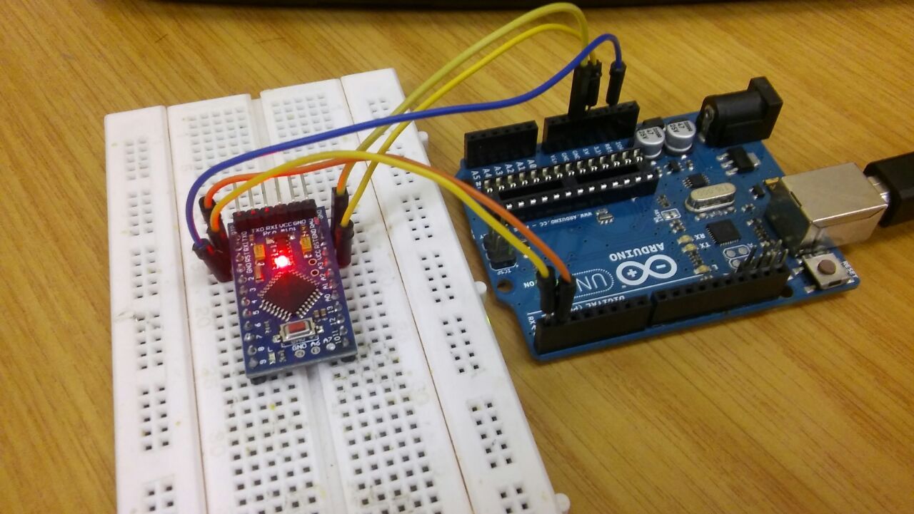 Program Arduino Pro Mini Using Arduino Uno