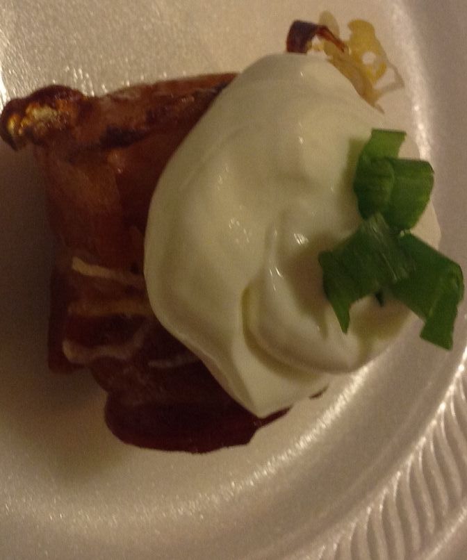Bite Sized Bacon Baked Potato