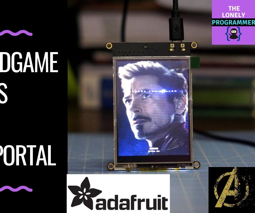 Pocket Player - Avengers: Endgame Posters on Adafruit PyPortal 