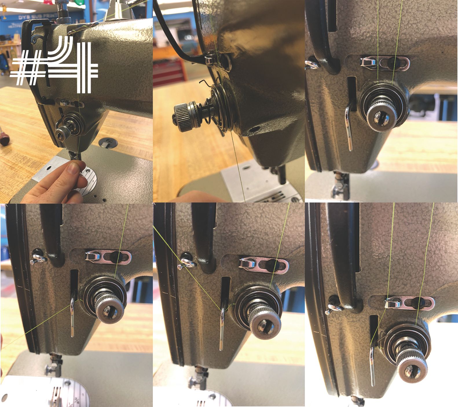 How to Thread a Juki Industrial Sewing Machine 8 Steps (with Pictures) Instructables