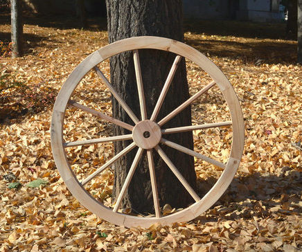 Wooden Wagon Wheels Making