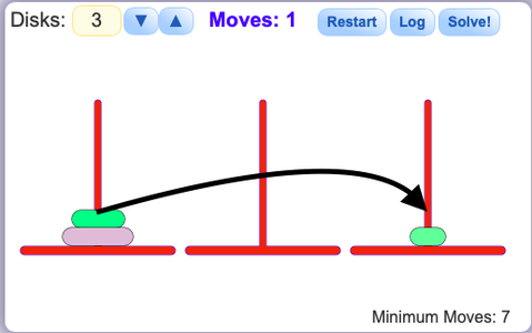 Moves: 3 Discs