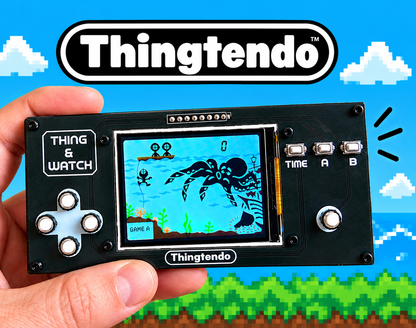Thingtendo - a Game & Watch Clone Using ESP32 S3