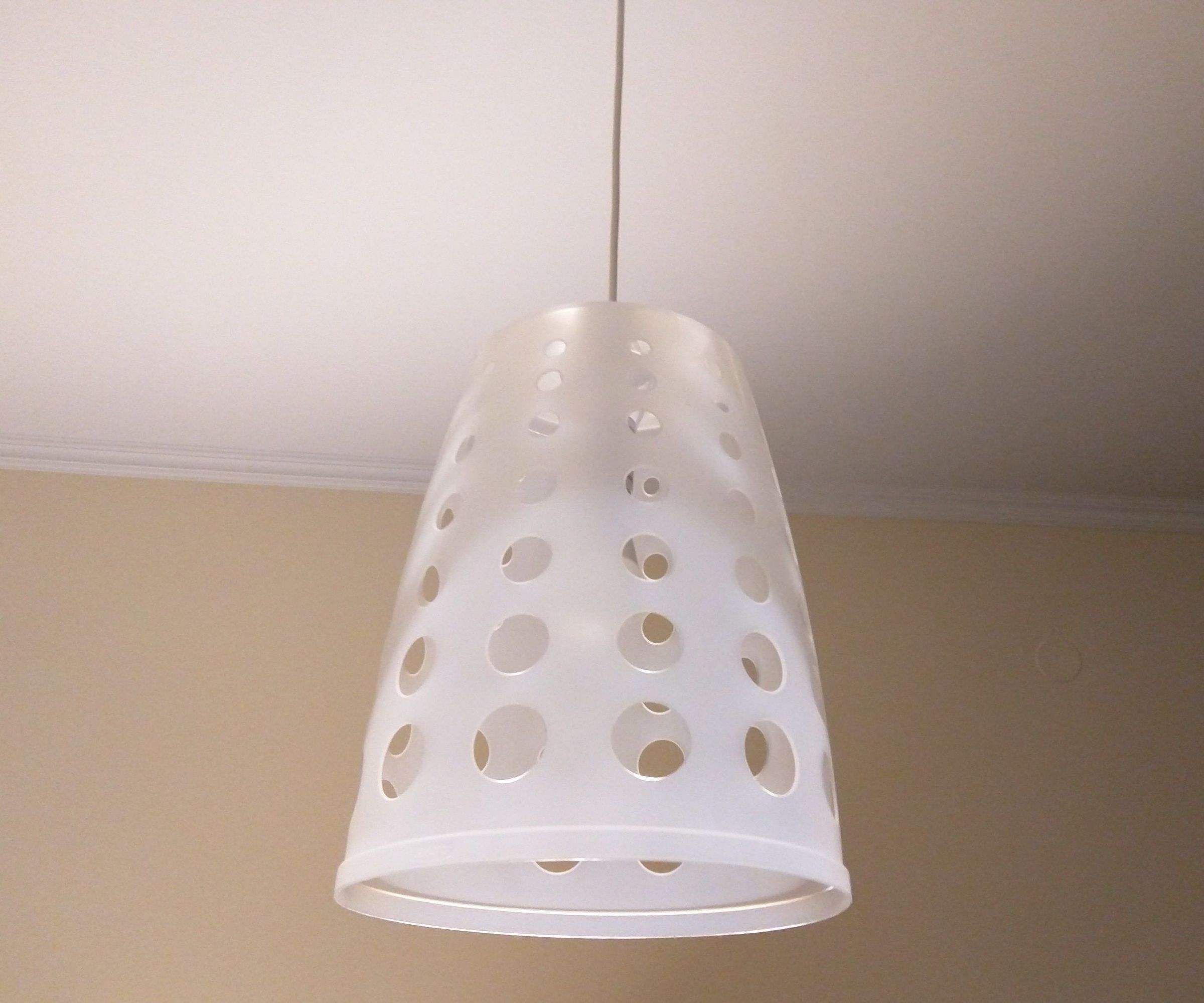Modern Design Wastebasket Ceiling Light
