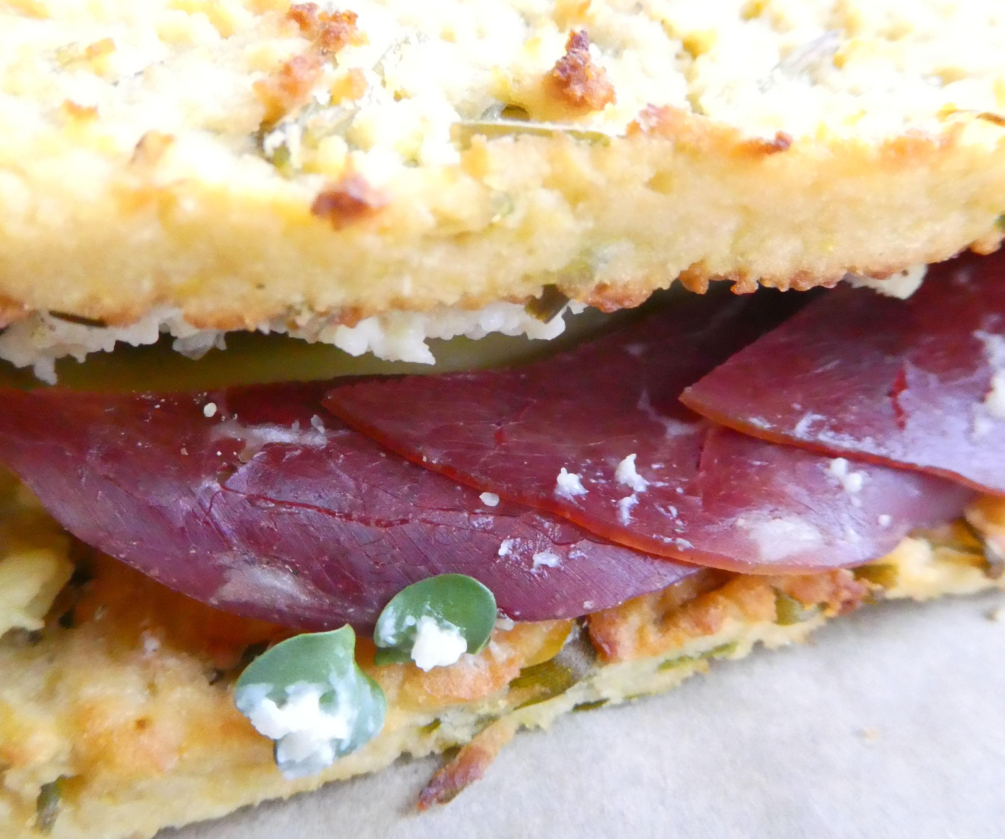 Purple Zucchini Sandwich