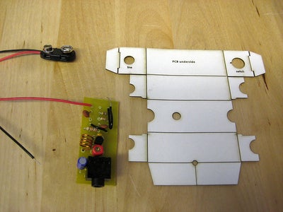 Fold the Circuit Box Into Shape and Glue.