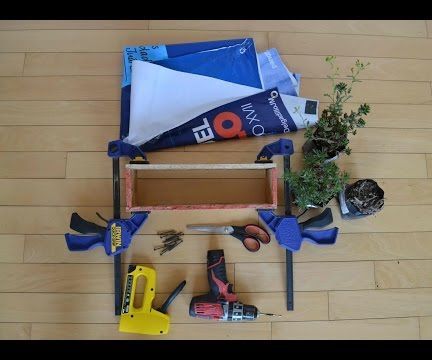 Maceta Con Madera Reciclada Y Lona 