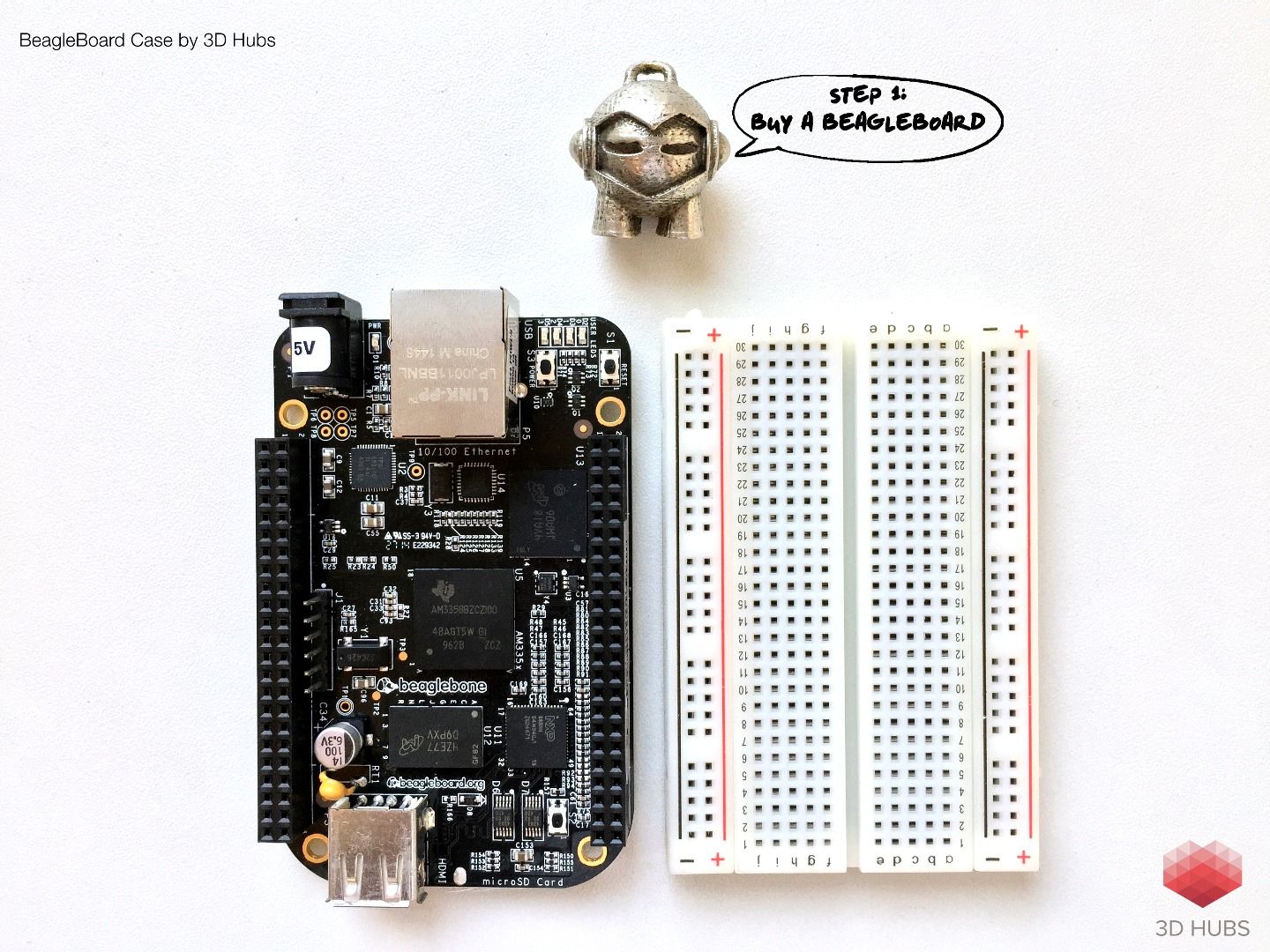 3D Printed Portable Lab for the BeagleBone Black : 5 Steps (with