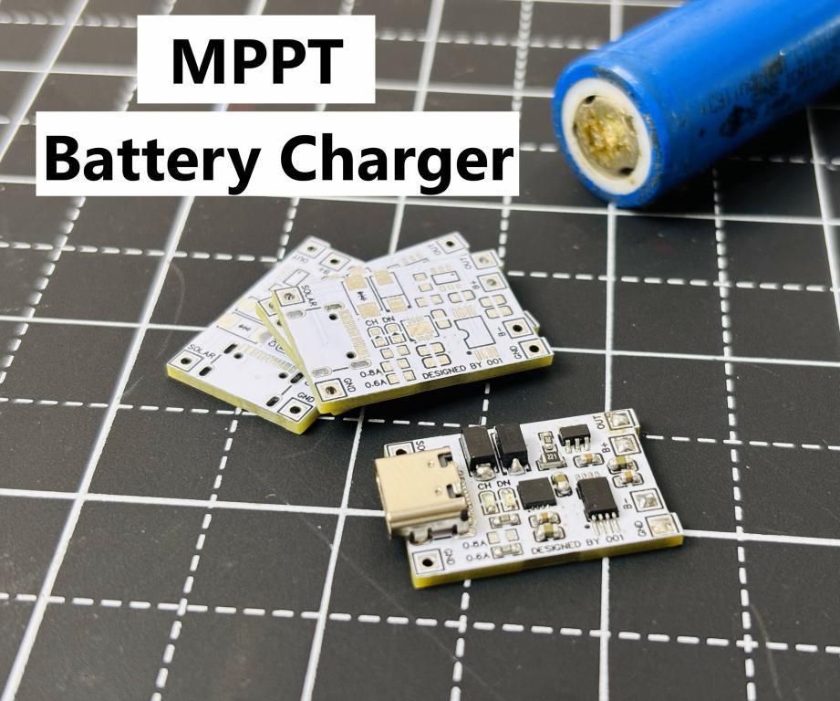 Solar Power MPPT Control Li-ion Battery Charger