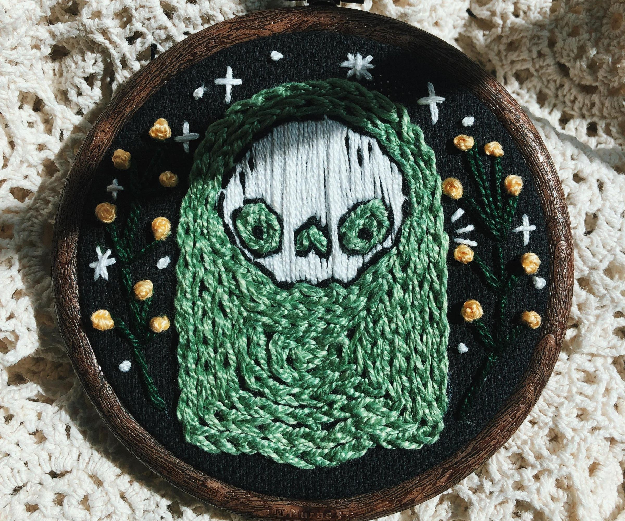 Cute Ghost Embroidery Tutorial