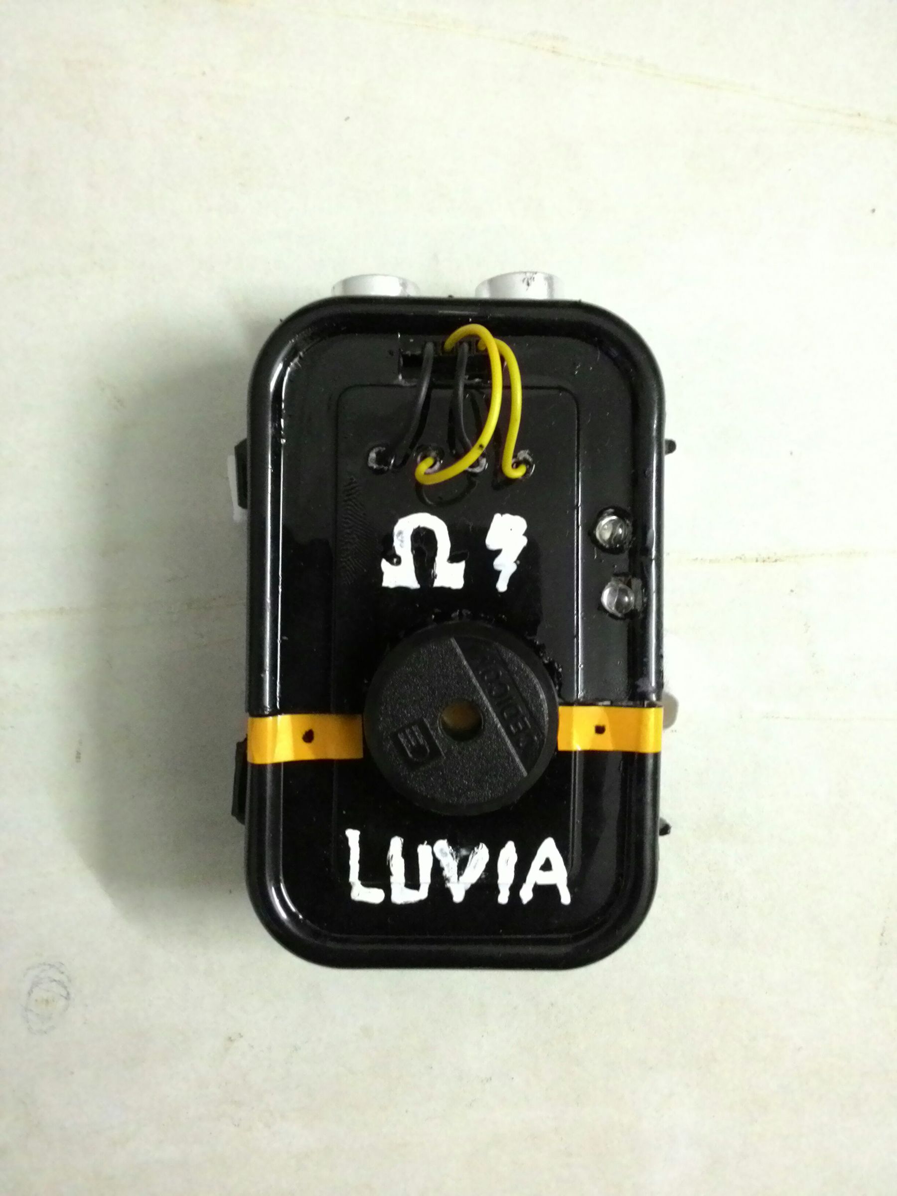Project L.U.V.I.A (Low cost Ultrasonic Visual Impairment aid)
