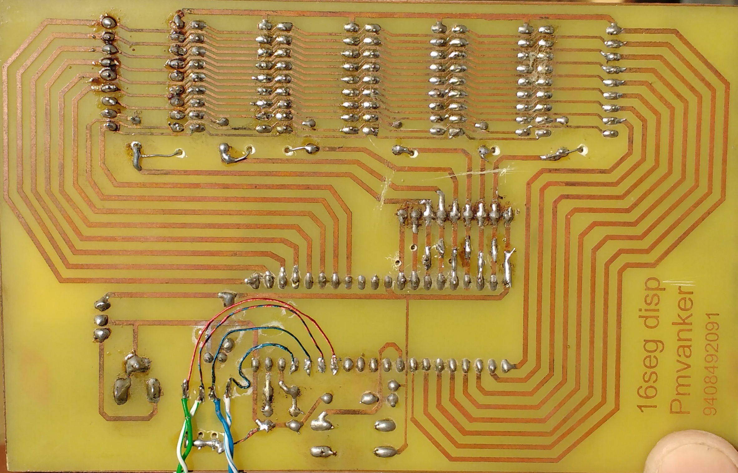 16 Segment Wireless Display