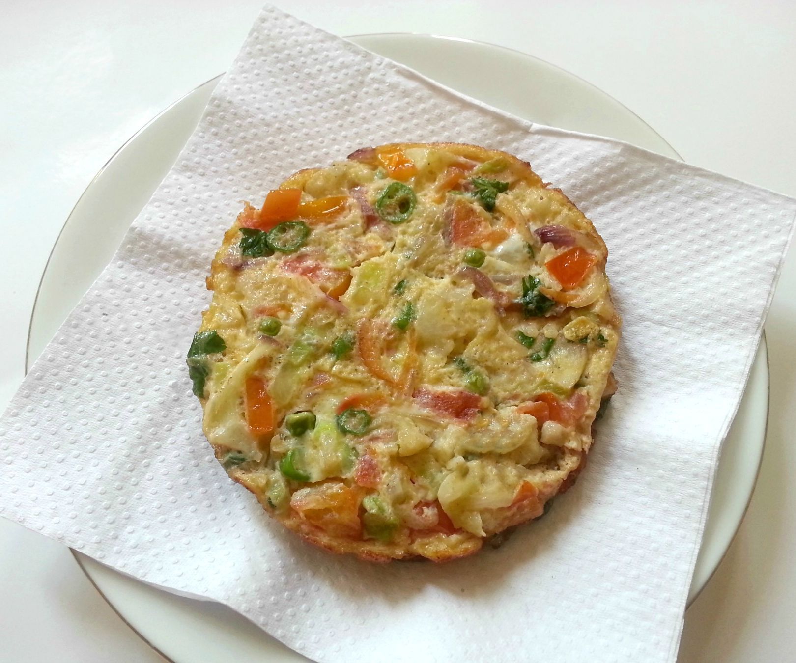 Delicious Vegetable Omelette