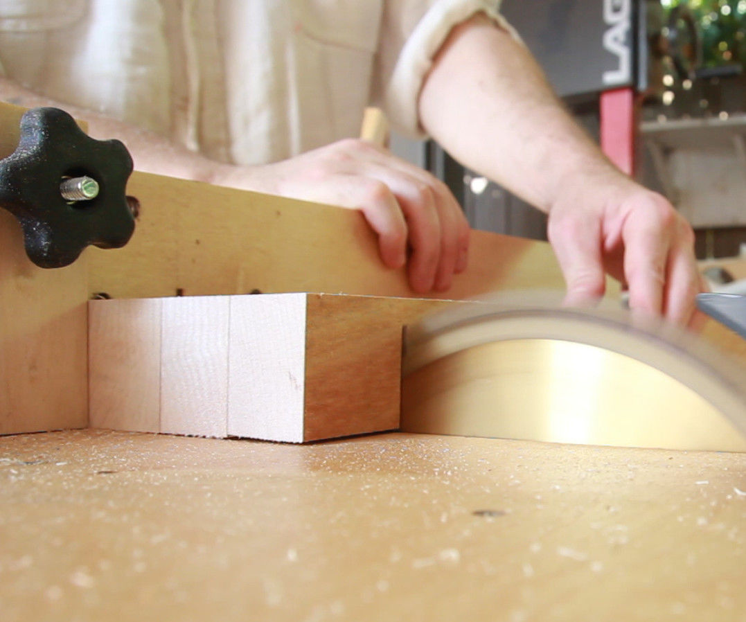 Cross Cut Sled W/ Adjustable Stop Block