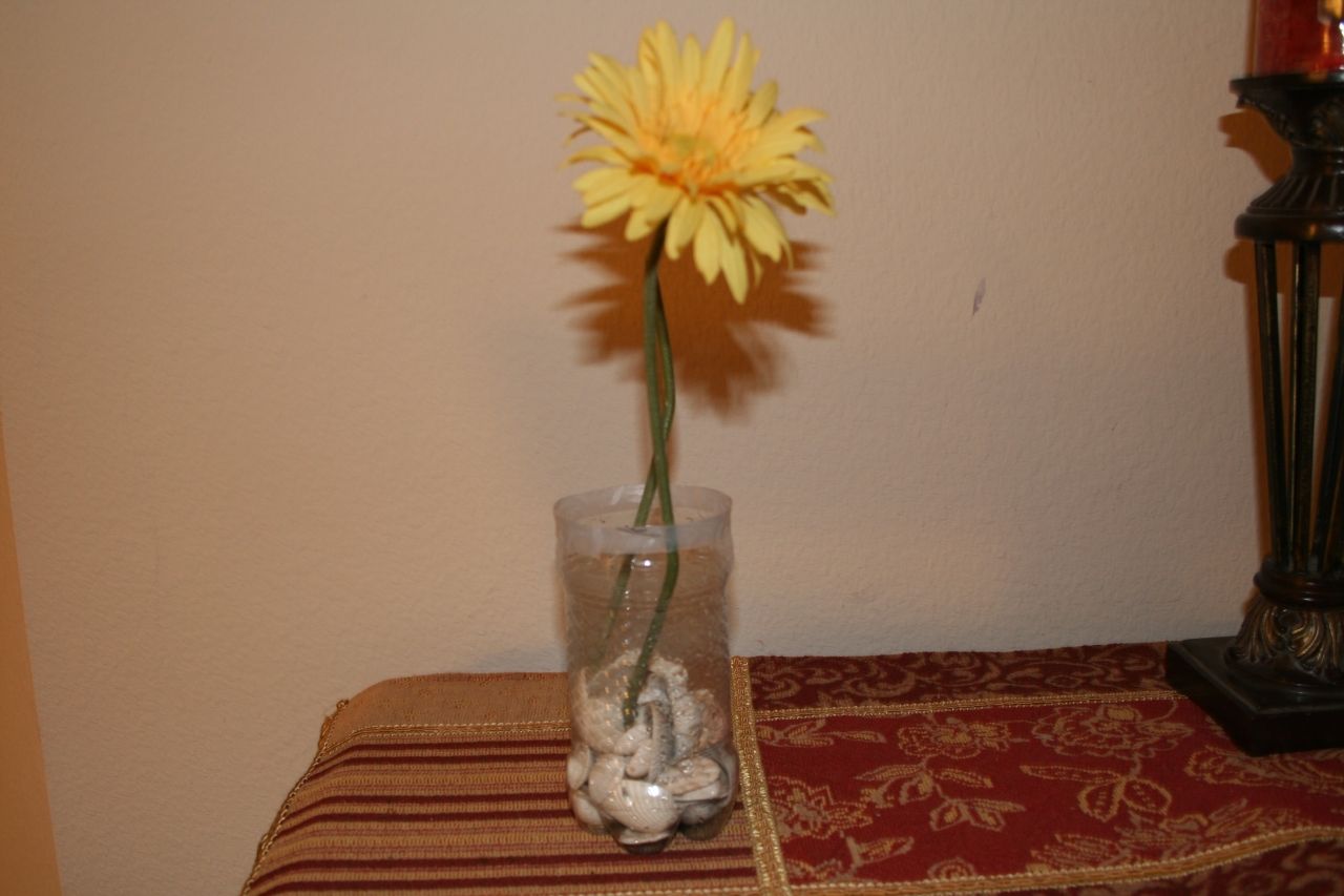 Pretty Vase From Plastic Bottle