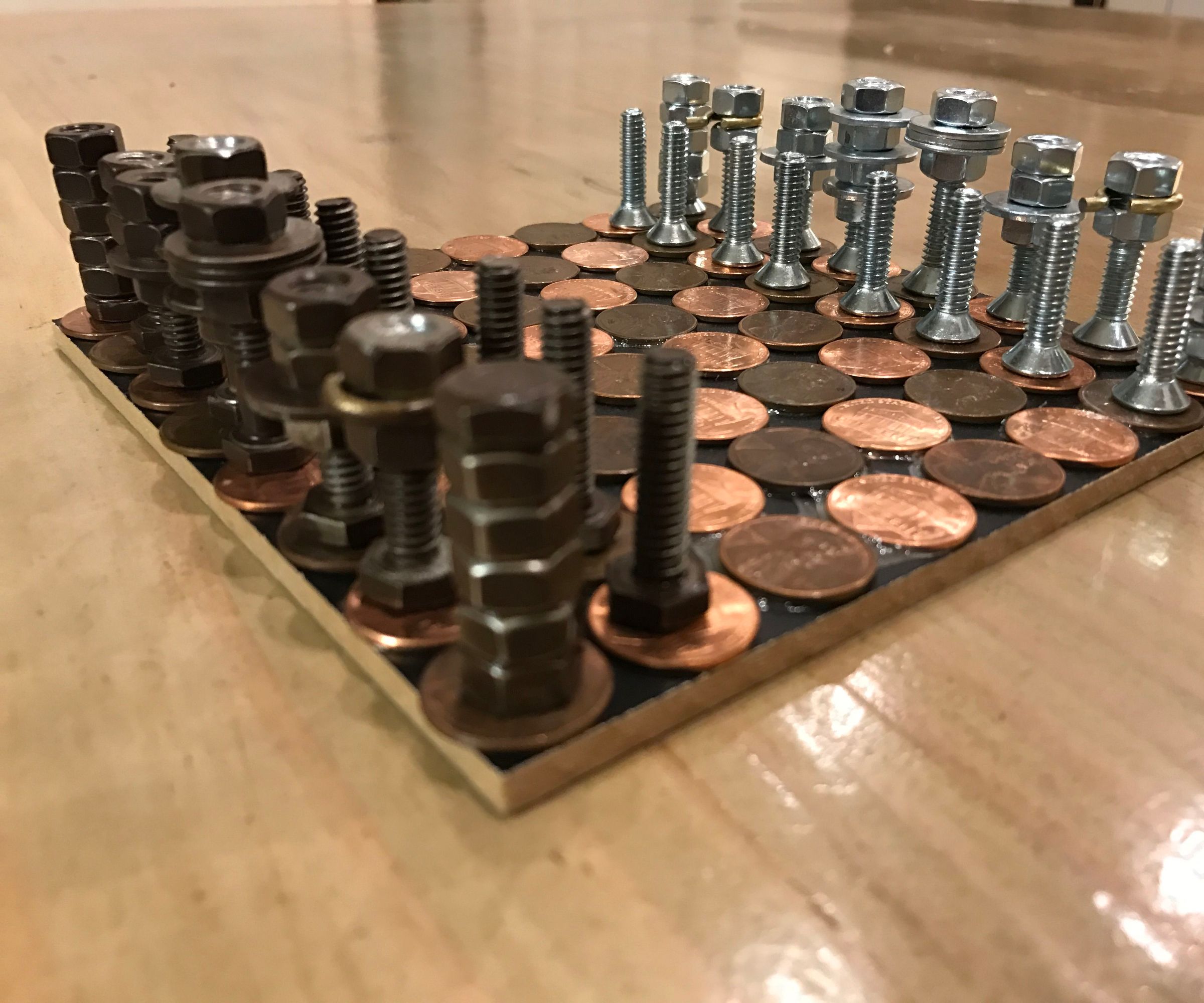 Metallic Chess Set