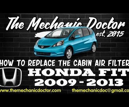 How to Replace the Cabin Air Filter : Honda Fit 2009-2013 