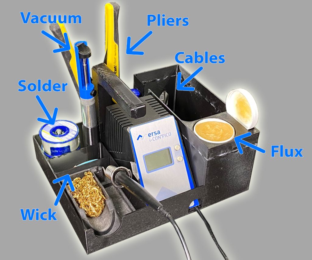 Solder Station Caddy (Keep That Stuff Organised!) 5 Steps (with