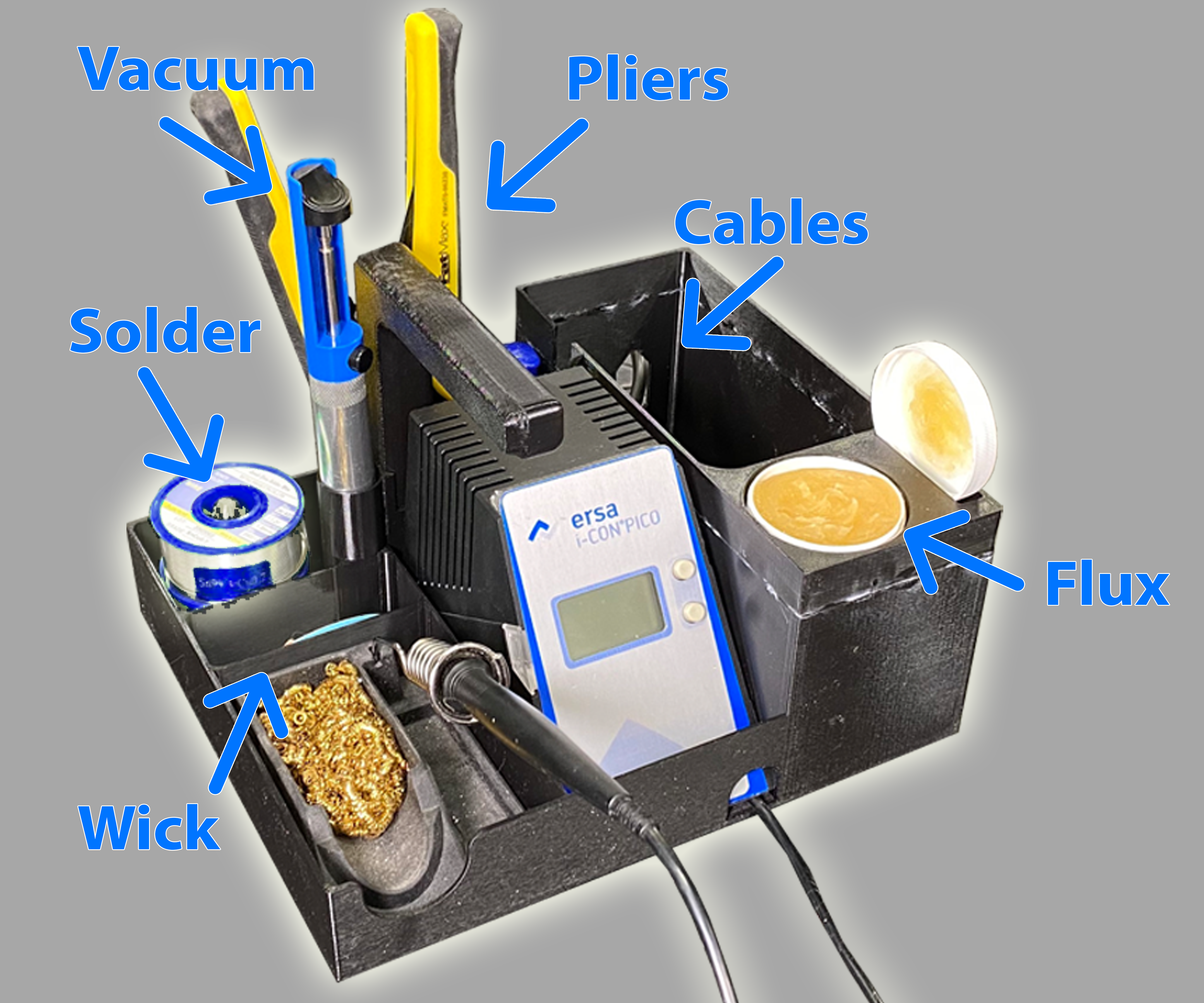 Solder Station Caddy (Keep That Stuff Organised!)