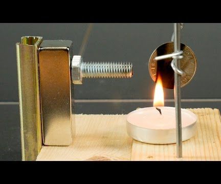 Curie Engine With a Coin