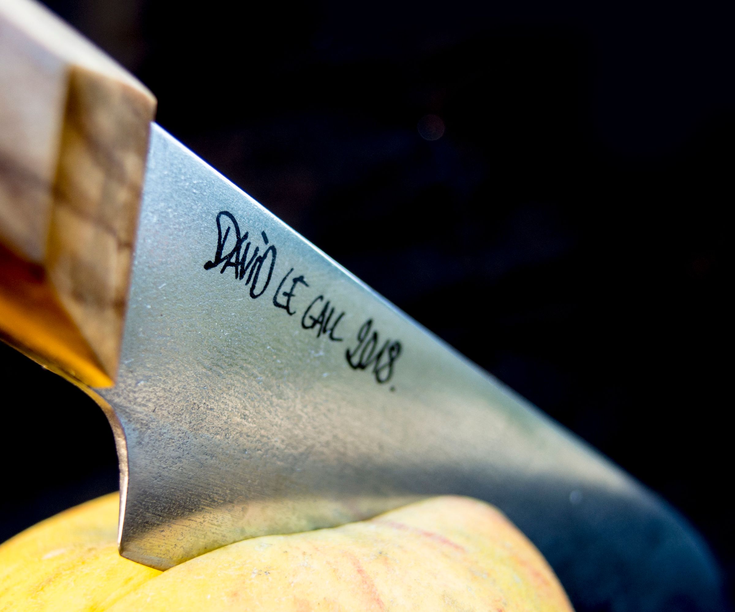How to Put a Logo on Knife Blade : Laser Engraving