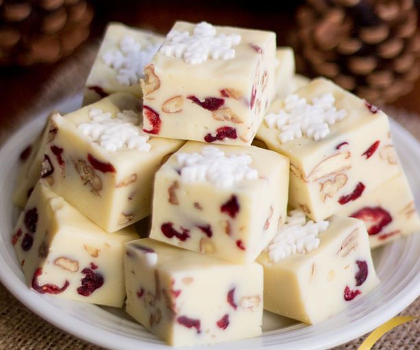 How to Make White Chocolate Pecan Cranberry Fudge