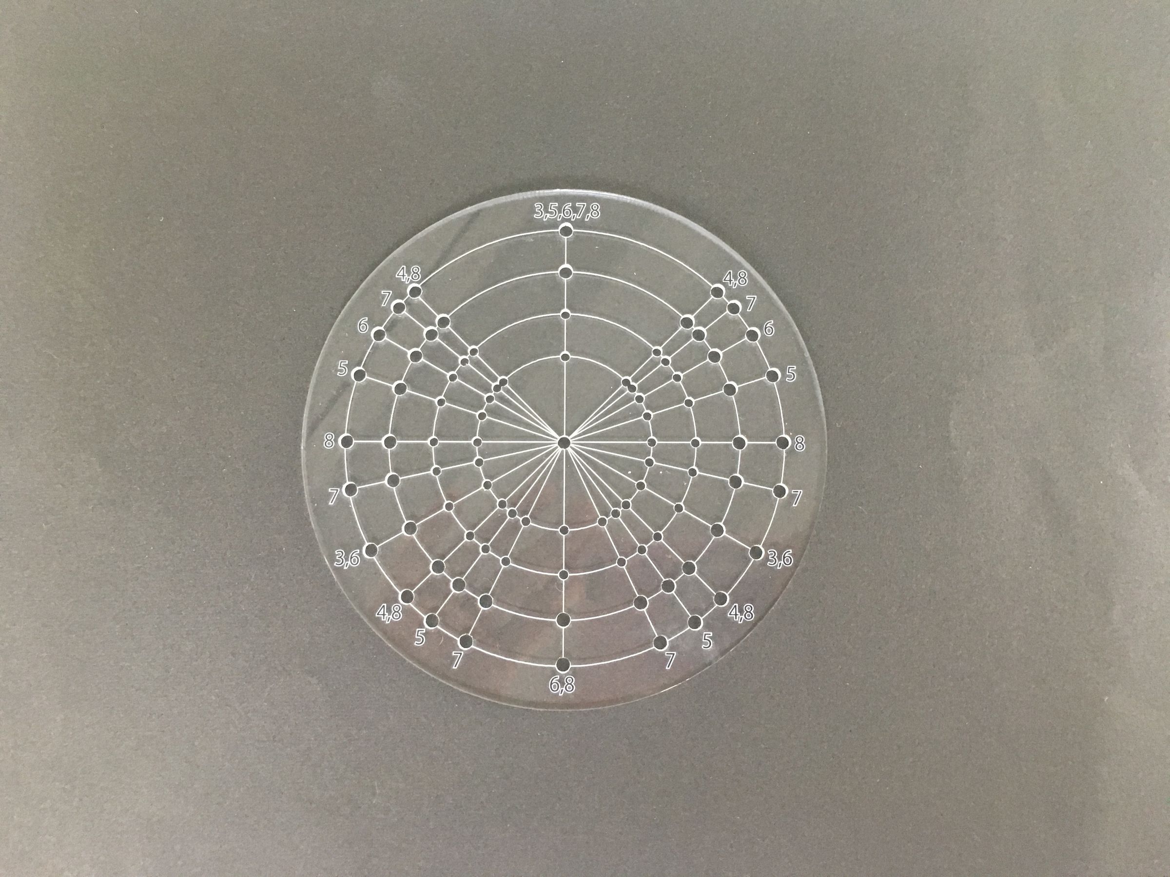 正多角形作図定規 Instructables