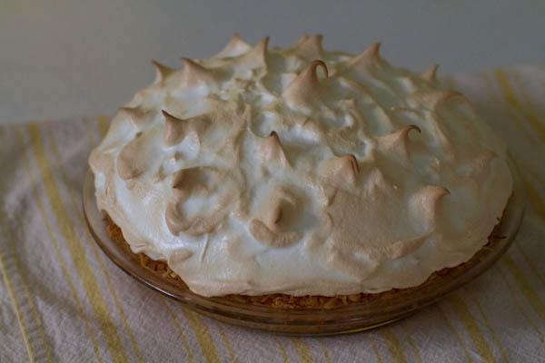 Lemon Meringue Pie with Coconut Crust (Gluten Free!)