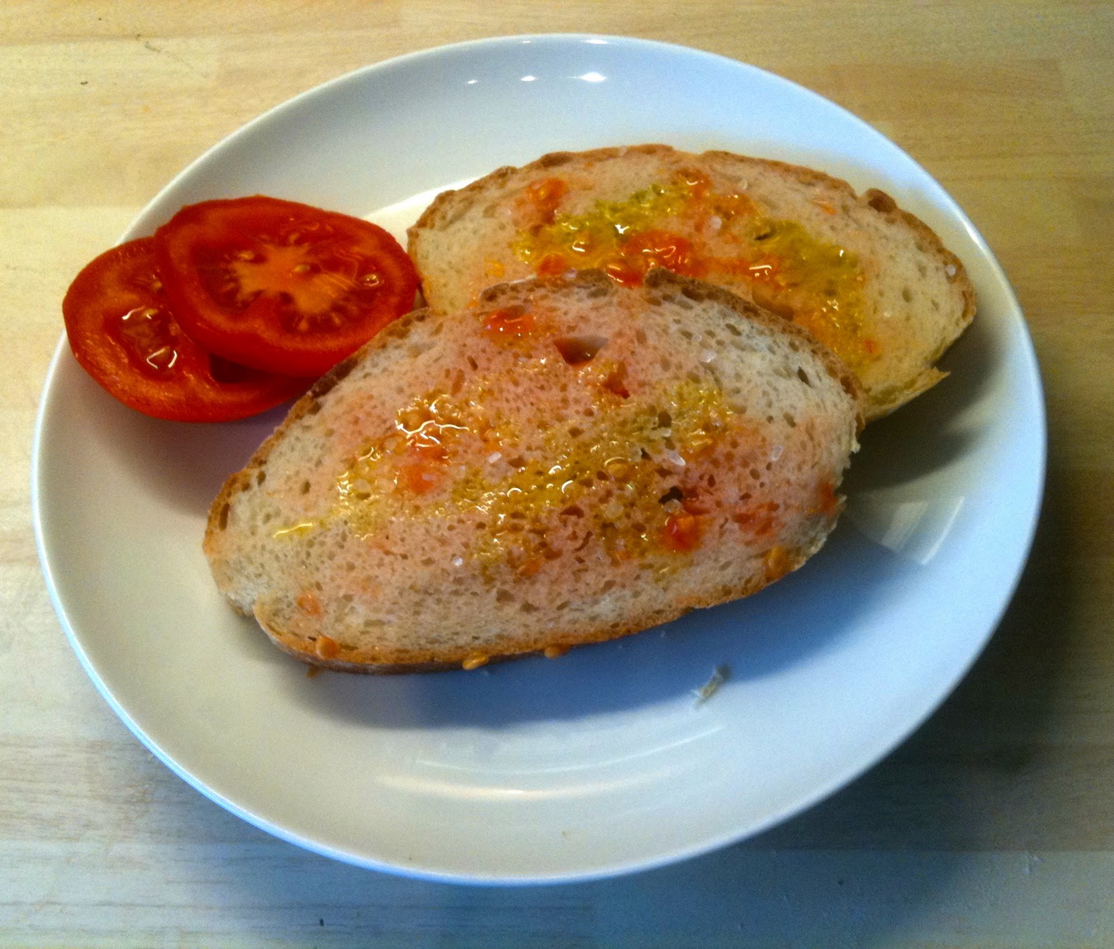 Tomato Bread or "Pa Amb Tomaquet"