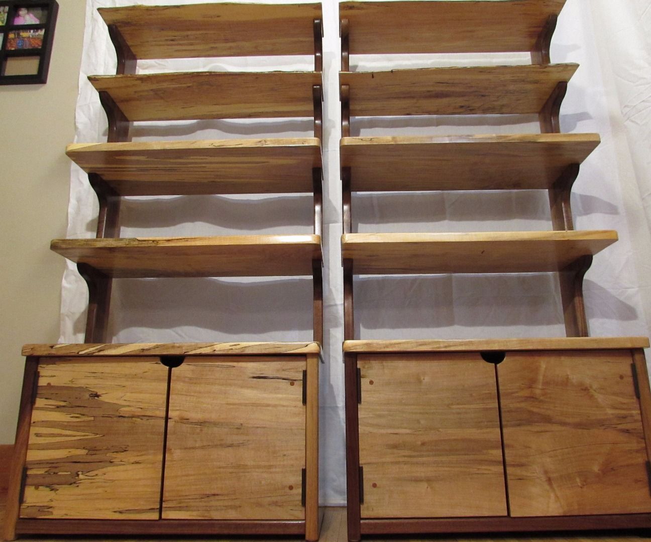 Modern Shelves With a Rustic Twist