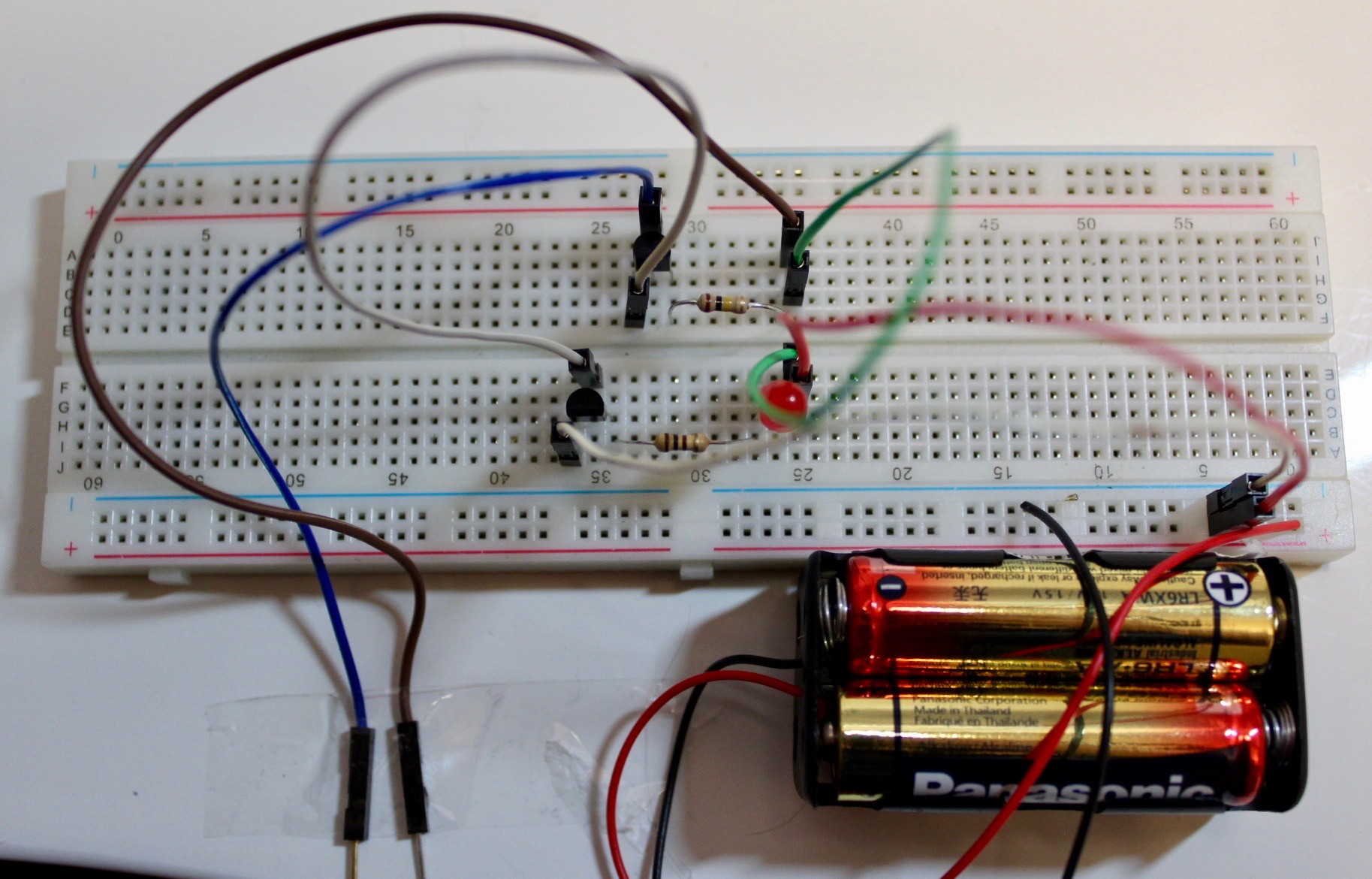 Transistor Amplified Capacitive Touch Switch 3 Steps Instructables
