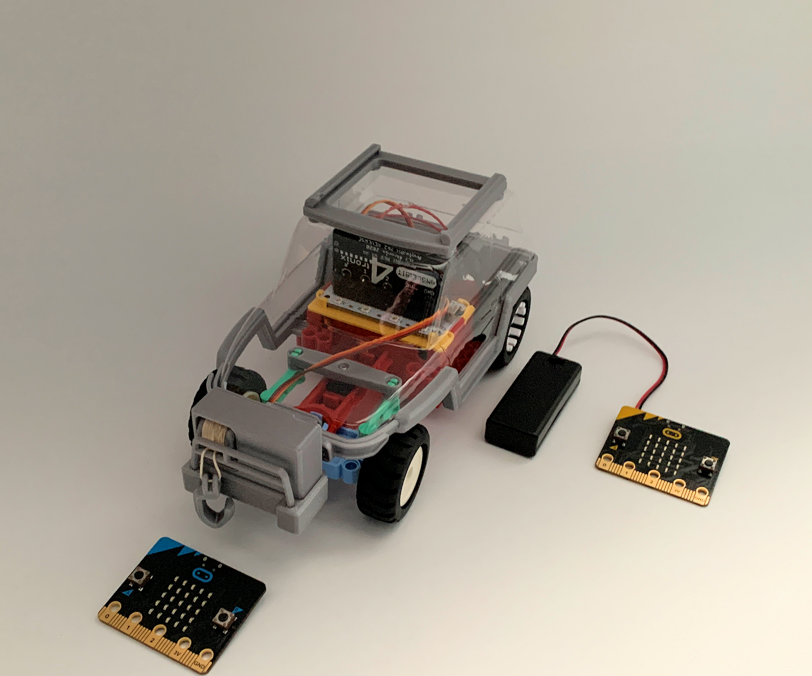 [2021] Servo Winch Challenge! Two (x2) Micro:bits & RC Car for ...