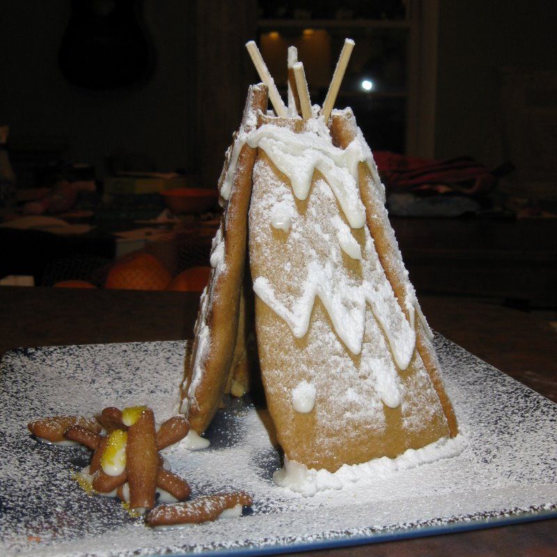 Gingerbread Teepee