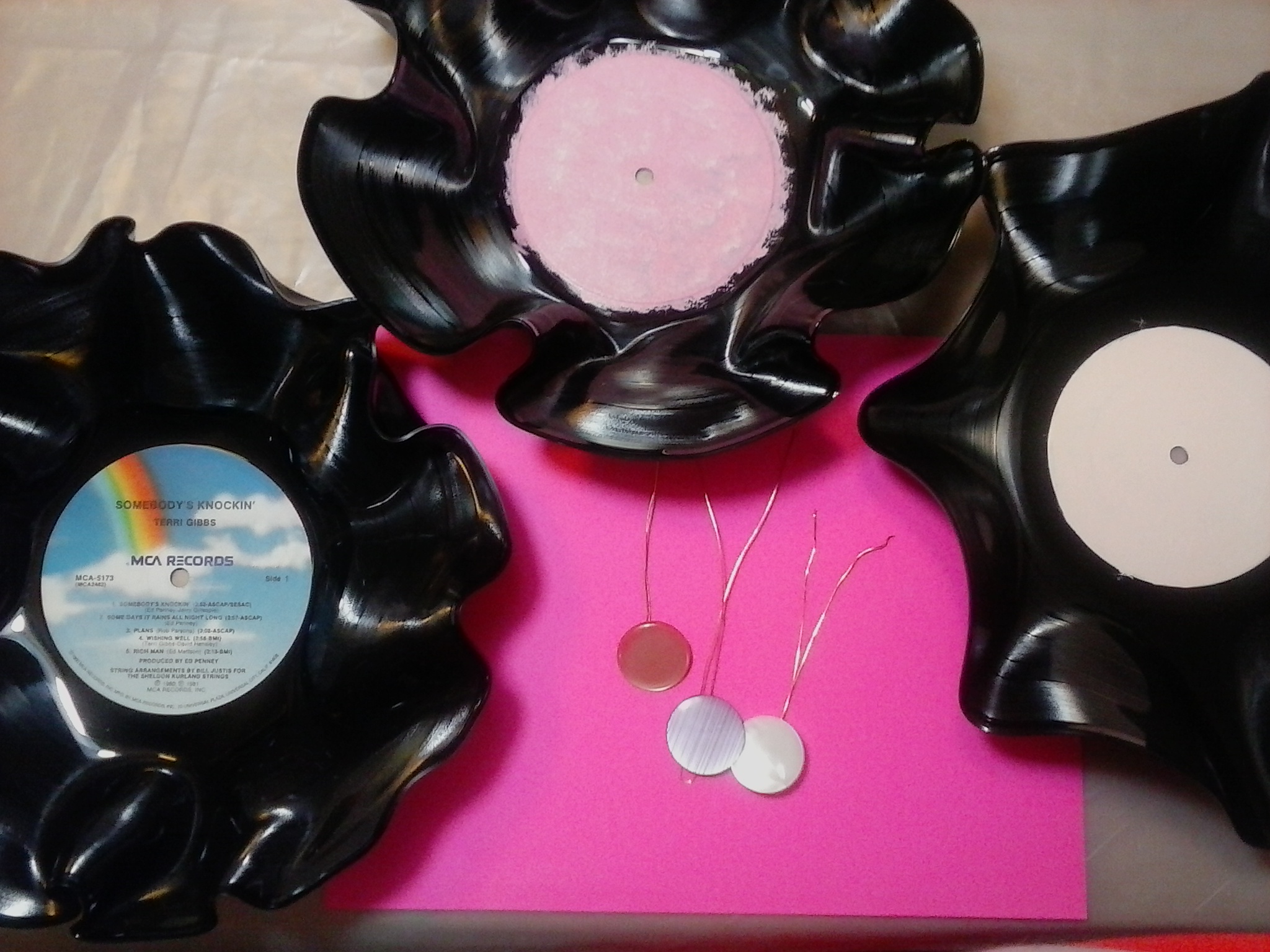 RECORD FLOWERS 8 Steps Instructables