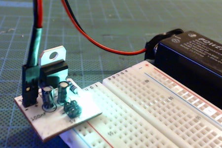 9V to 5V Regulated Power Supply