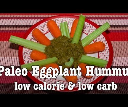 Low Calorie Paleo Eggplant Hummus (Baba Ganoush)