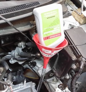 Fill the Transmission With HONDA Gear Oil. 